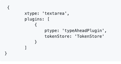 ExtJS Typeahead plugin for TextArea